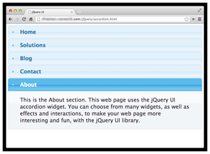 Accordion Widget