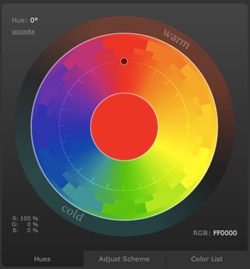Color Scheme Designer Wheel