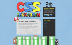 CSS Zen Garden Mario Theme