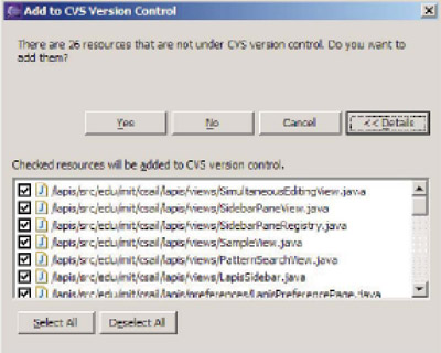 Eclipse CVS Version Control