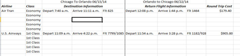 Flight Information