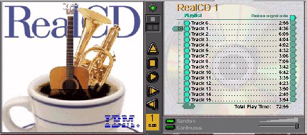 IBM's RealCD Track List