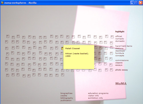 Museum of Modern Art Website