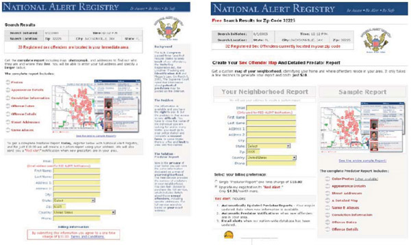 National Alert Registry A/B Testing
