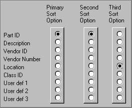 Sorting via Radio Buttons
