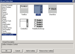 Table of Contents Listbox