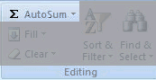 AutoSum