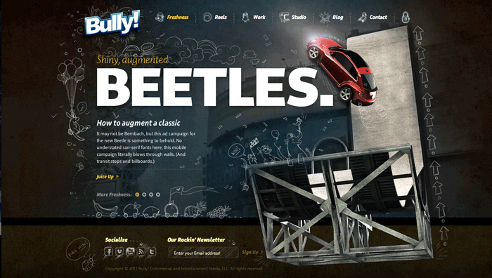 Symmetrical Web Page Balance: bullyentertainment.com