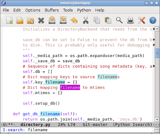 Emacs Incremental Search