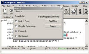 XEmacs Search