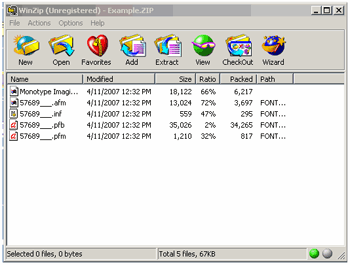 WinZip Center Stage