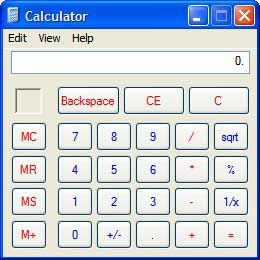 The Windows XP Calculator
