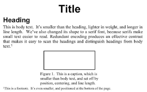 Contrast in a Word Document