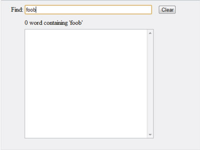 No Results in Word Finder